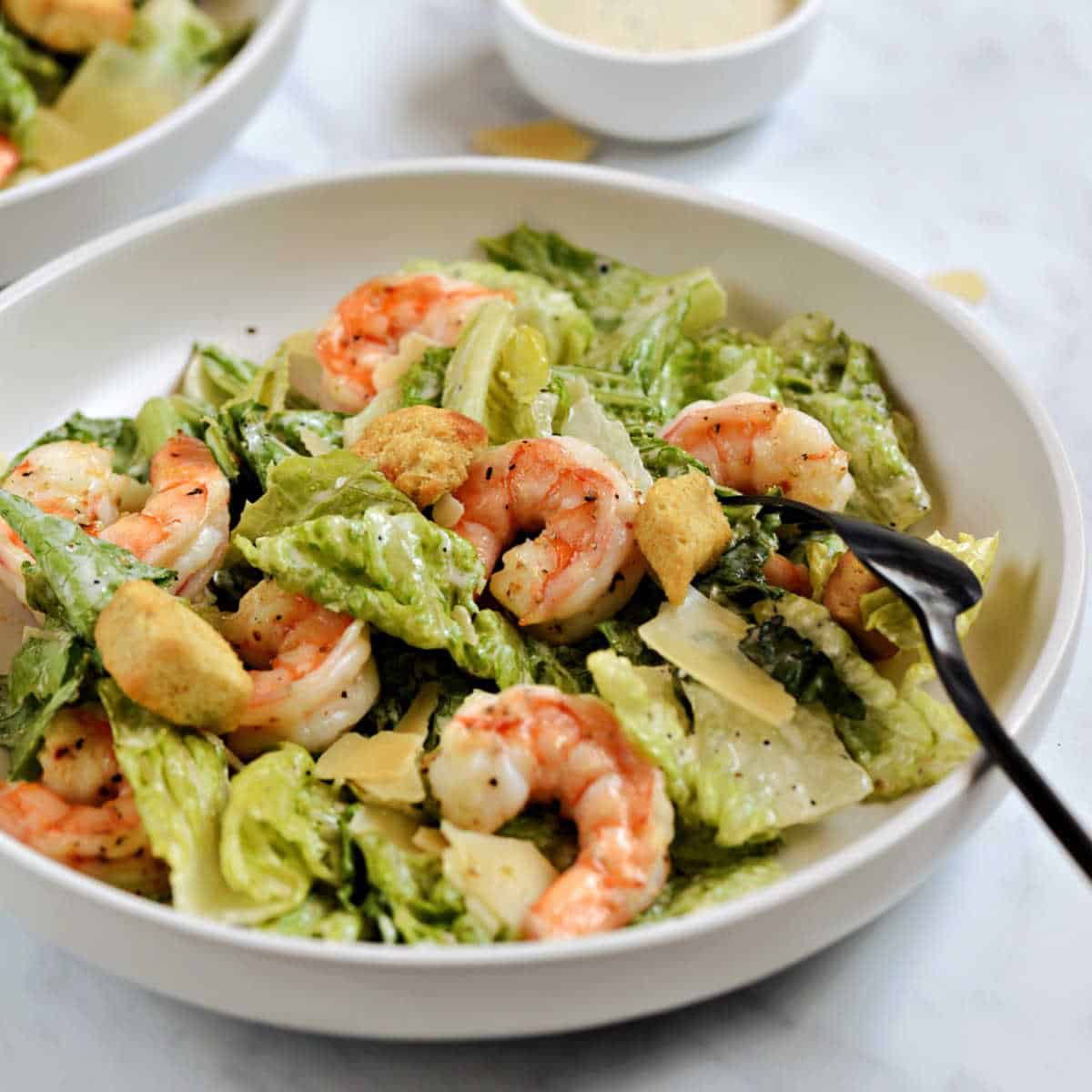 Caesar with Shrimps