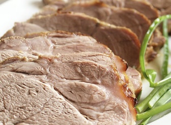 Pork Slices with Mustard