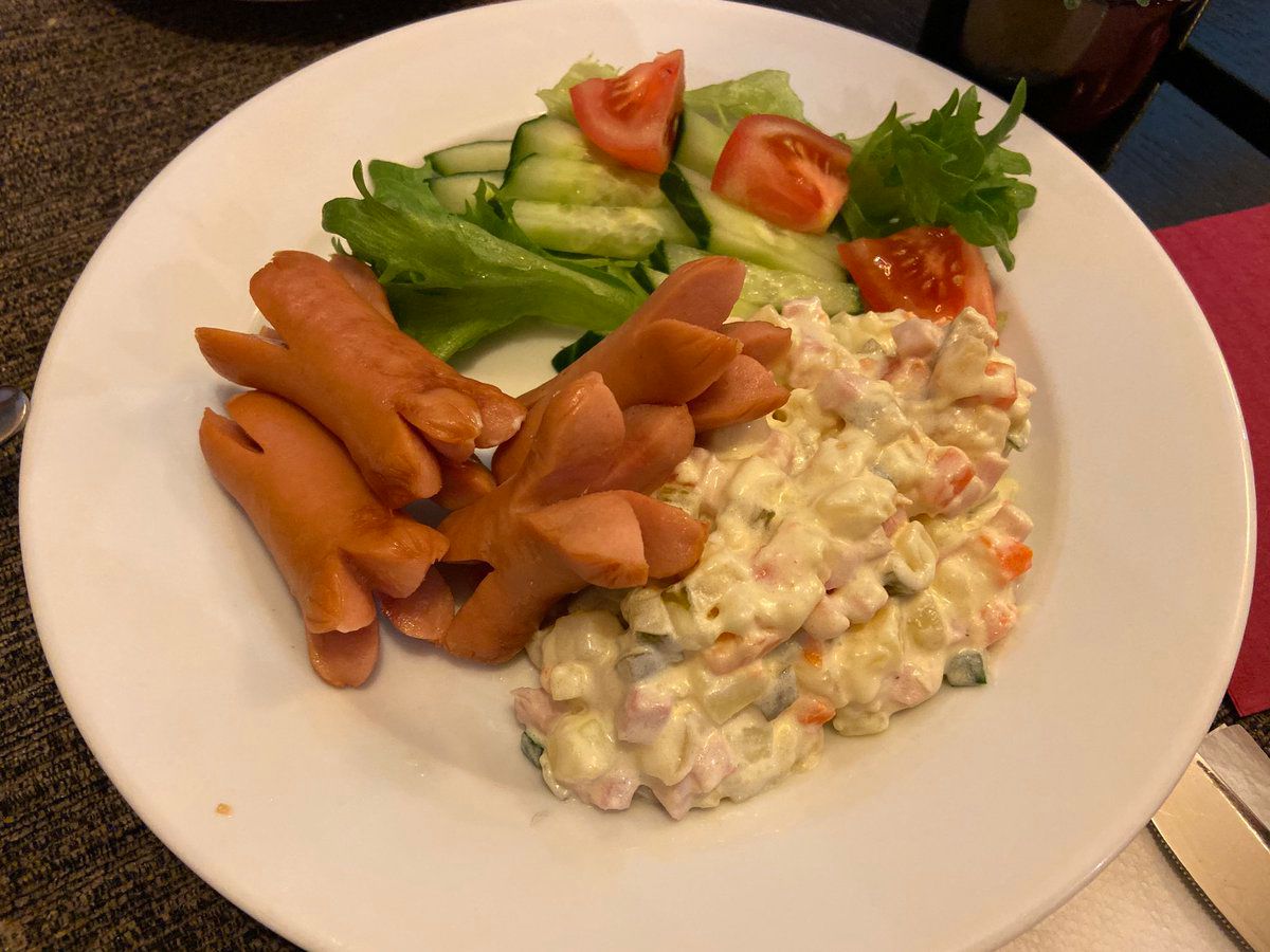 Sausages with Potato Salad