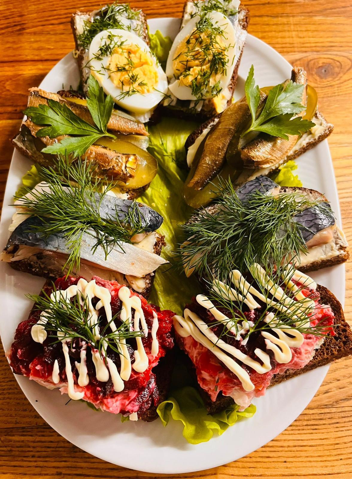 Selection of Traditional Sandwiches for Sharing